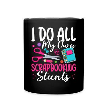 Scrapbooker - Tasse einfarbig - Schwarz - Vorne