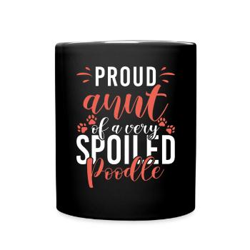 Cadeaux caniche - Mug uni - noir - Devant