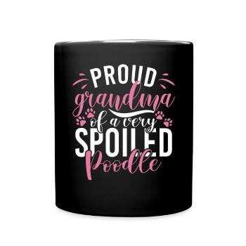 Cadeaux Caniche - Mug uni - noir - Devant