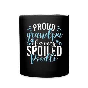Poodle Gifts - Tasse einfarbig - Schwarz - Vorne