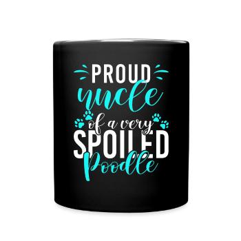 Cadeaux Caniche - Mug uni - noir - Devant