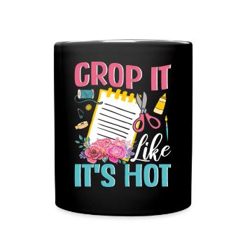 Scrapbooking Scrapbooker - Tasse einfarbig - Schwarz - Vorne