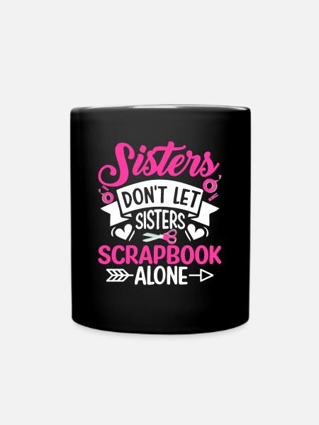 Scrapbooking Scrapbooker - Tasse einfarbig - Schwarz