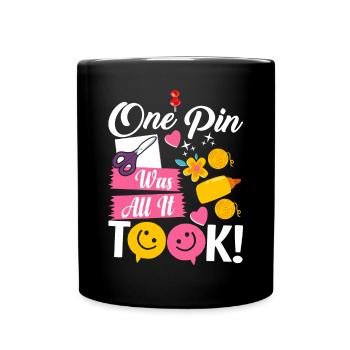 Scrapbooking Scrapbooker - Tasse einfarbig - Schwarz - Vorne