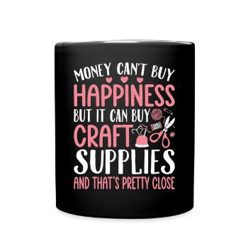 Crafting Crafter - Full Colour Mug - black - Front