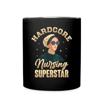Krankenschwester Florence Nightingale Medizinische - Tasse einfarbig - Schwarz - Vorne