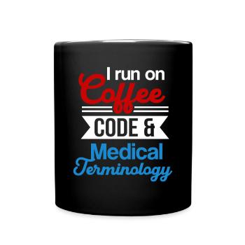 Medizinischer Kodierer Beruf Medizinische - Tasse einfarbig - Schwarz - Vorne