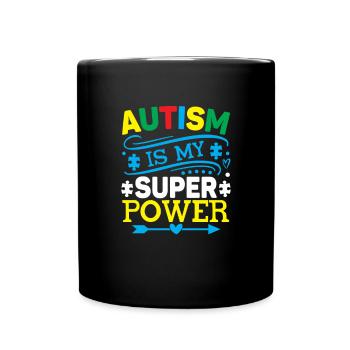 Autism Awareness Acceptance Choose Kindness - Full Colour Mug - black - Front