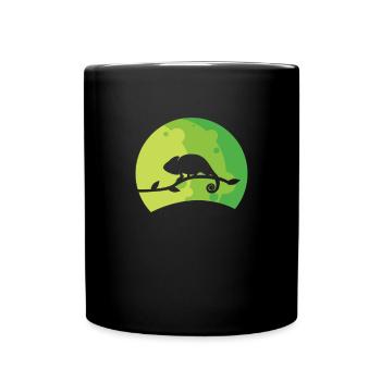 Vêtements caméléons drôles amants et propriétaires de caméléons - Mug uni - noir - Devant