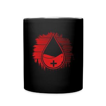 Drops of Blood Sunset - Full Colour Mug - black - Front