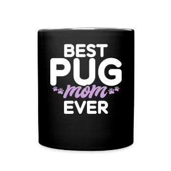 Cadeaux de carlin pour les amateurs de carlins - Mug uni - noir - Devant