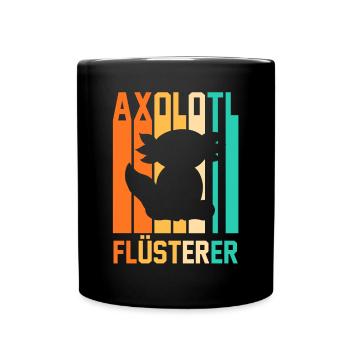 Axolotl - Tasse einfarbig - Schwarz - Vorne
