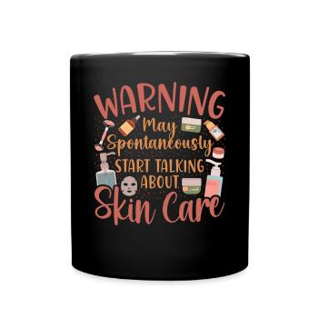 Cute Licensed Esthetician Skincare - Tasse einfarbig - Schwarz - Vorne