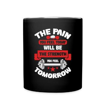 Entraînement Gym Bodybuilder Fitness Musculation Haltère - Mug uni - noir - Devant