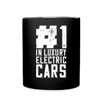 No. 1 In Luxury Electric Cars - for Electric Car - Full Colour Mug - black - Front