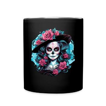 La Catrina - Mug uni - noir - Devant
