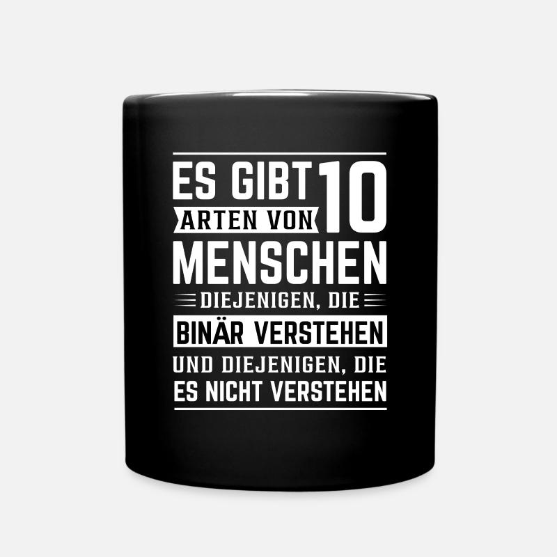 Lustige Sprüche - Tasse einfarbig - Schwarz