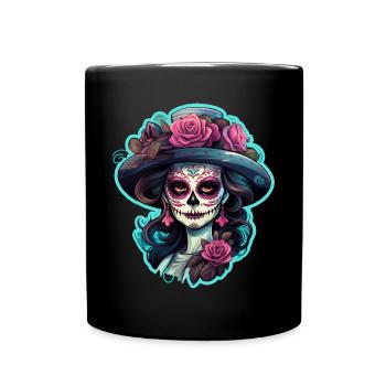 La Catrina - Mug uni - noir - Devant