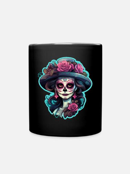 La Catrina - Mug uni - noir