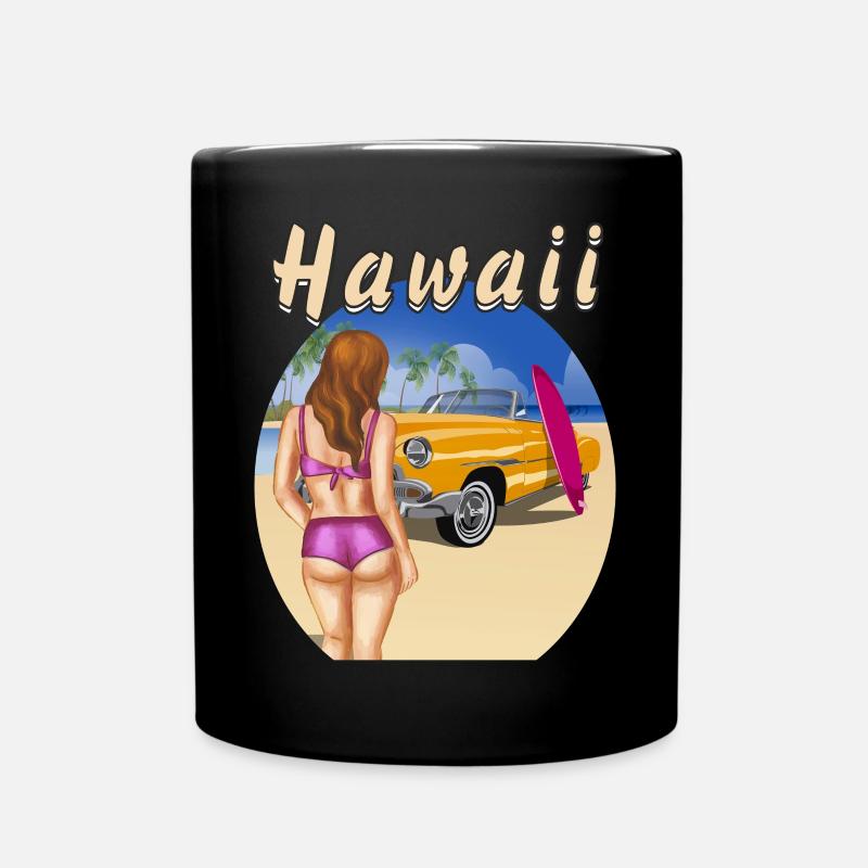 HAWAII - Tasse einfarbig - Schwarz