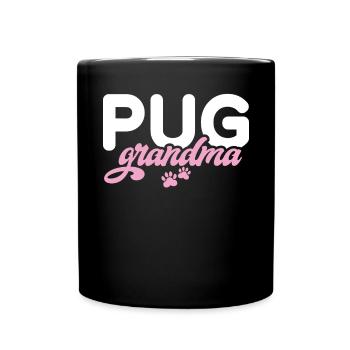 Pug Gifts for Pug Lovers - Tasse einfarbig - Schwarz - Vorne