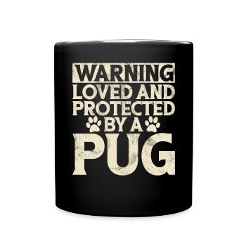Cadeaux de carlin pour les amateurs de carlins - Mug uni - noir - Devant