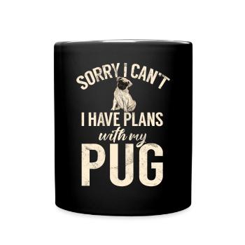 Cadeaux de carlin pour les amateurs de carlins - Mug uni - noir - Devant