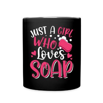 Fabrication de savon, savonnier, savonologue - Mug uni - noir - Devant