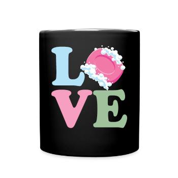Fabrication de savon, savonnier, savonologue - Mug uni - noir - Devant