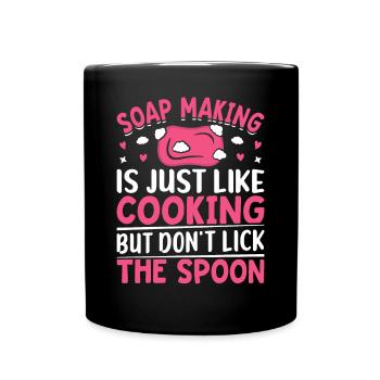 Soap manufacturer Soapologist - Full Colour Mug - black - Front