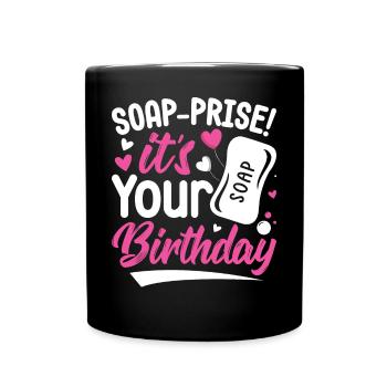 Fabrication de savon, savonnier, savonologue - Mug uni - noir - Devant