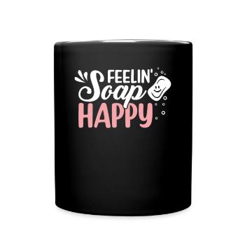 Fabrication de savon, savonnier, savonologue - Mug uni - noir - Devant