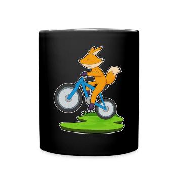 Fuchs Bicycle - Full Colour Mug - black - Front