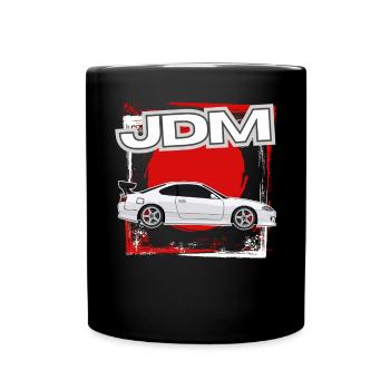 Jdm / Tuning / Turbocharger / Rims / Chiptuning - Full Colour Mug - black - Front