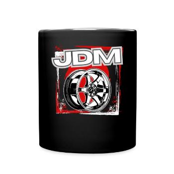 Jdm / Tuning / Turbocompresseur / Jantes / Chiptuning - Mug uni - noir - Devant