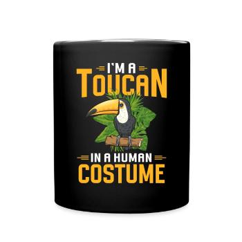 Toucan Bird Rainforest - Full Colour Mug - black - Front