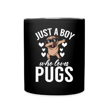 Pug Gifts for Pug Lovers - Tasse einfarbig - Schwarz - Vorne