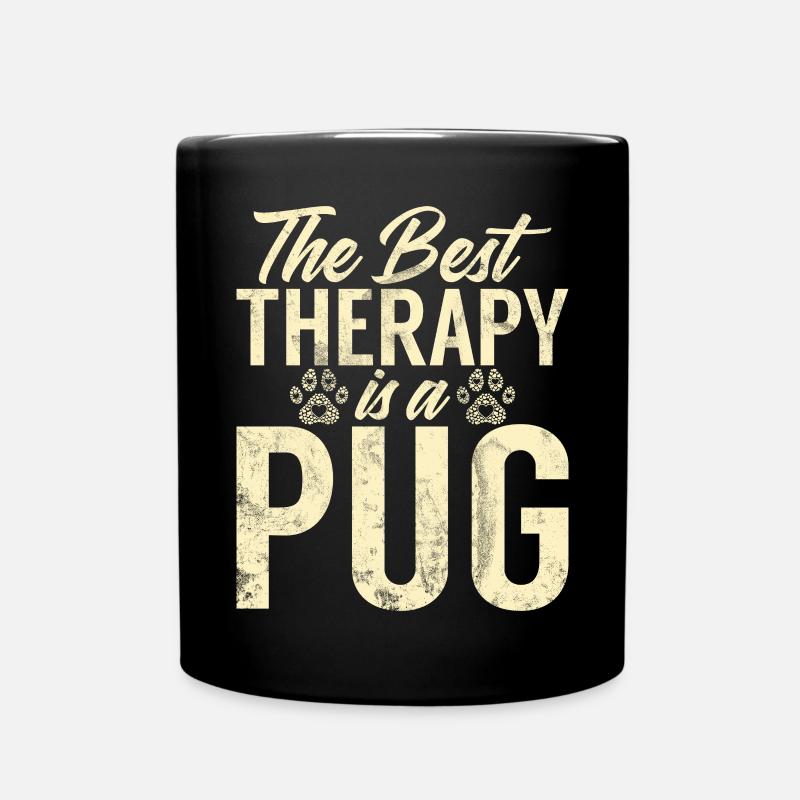 Pug Gifts for Pug Lovers - Tasse einfarbig - Schwarz