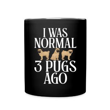 Pug Gifts for Pug Lovers - Tasse einfarbig - Schwarz - Vorne
