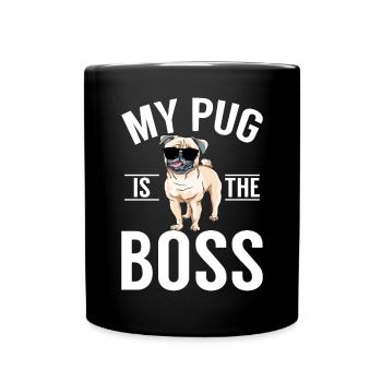 Pug Gifts for Pug Lovers - Tasse einfarbig - Schwarz - Vorne