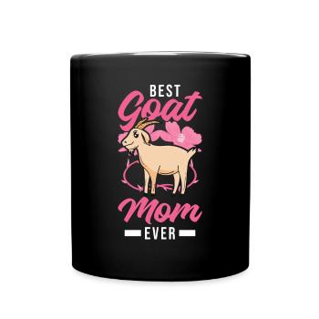 Meilleures chèvres, maman, hôtesse de chèvre, éleveur de chèvres - Mug uni - noir - Devant