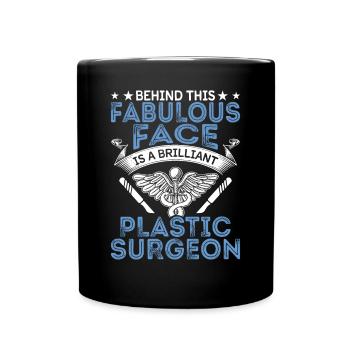 Brillanter Plastischer Chirurg Chirurgischer - Tasse einfarbig - Schwarz - Vorne