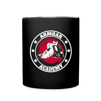 Brazilian Jiu Jitsu MMA Bjj Hugger - Tasse einfarbig - Schwarz - Vorne