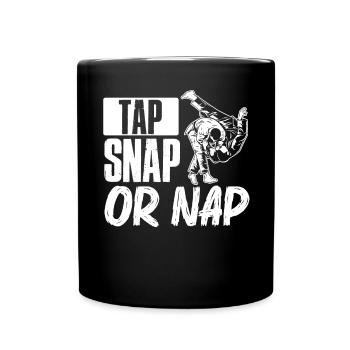 Brazilian Jiu Jitsu MMA Bjj Hugger - Tasse einfarbig - Schwarz - Vorne