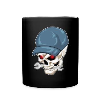 Atelier de Clé Mécanique du Crâne - Mug uni - noir - Devant