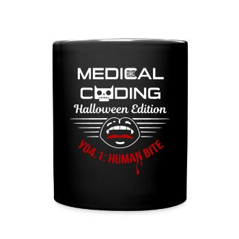 Halloween-medizin-kodierer Medizinische - Tasse einfarbig - Schwarz - Vorne