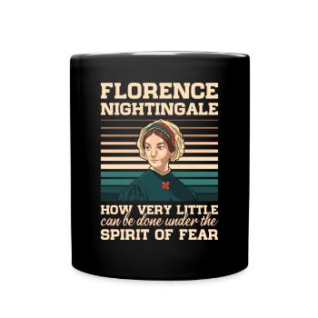 Infirmière Florence Nightingale Medical - Mug uni - noir - Devant