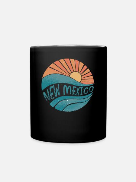 New Mexico - Tasse einfarbig - Schwarz