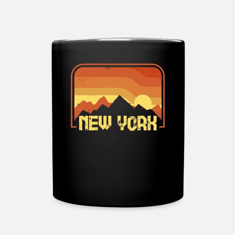 New York - Tasse einfarbig - Schwarz