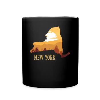 New York - Mug uni - noir - Devant